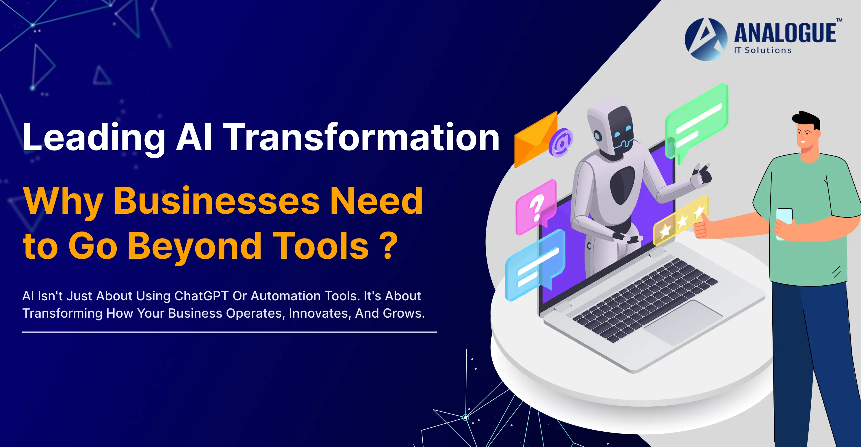 Leading AI Transformation: Why Businesses Need to Go Beyond Tools.
